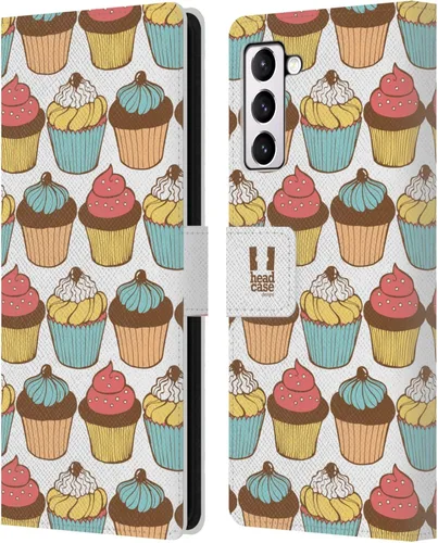 Vista 67 de Head Case Designs Assortment Cupcakes Happiness Leather Wallet Case Compatible with Samsung Galaxy A07 4G Surtido