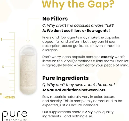 Vista 8 de Pure Therapro Rx S-acetil glutatión oro 200 mg 2 meses de suministro de cápsula resistente a los ácidos Forma acetilada patentada de glutatión