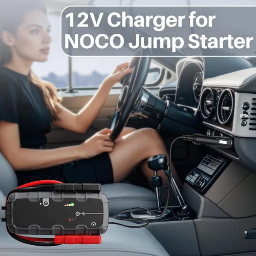 Vista 3 de Cable de alimentación de 14 V CC para cargador de batería NOCO Jump Starter compatible con NOCO GB70 GB150 GB250 GB251 GB500 GB500 GB500 XGC4 XGC