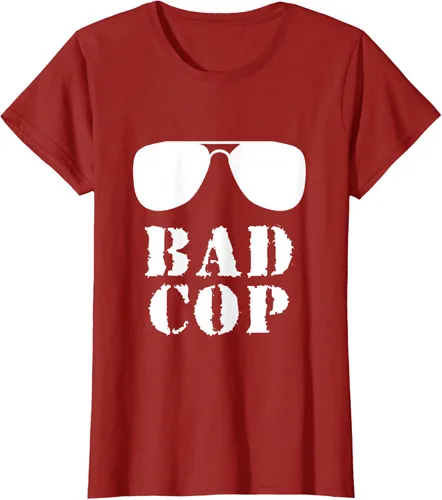 Vista 68 de Bad Cop Funny Police - Camiseta a juego para padre e hijo, Negro, S