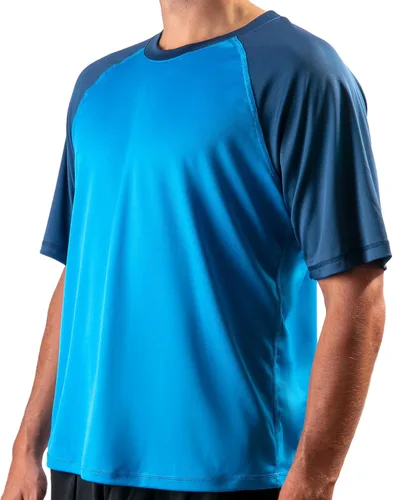 Vista 35 de Kanu Surf Camiseta de natación de manga corta UPF 50 para hombre (tallas regulares y extendidas)