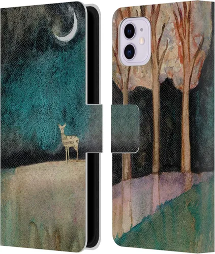 Vista 15 de Head Case Designs Officially Licensed Wyanne Half Light Nature 2 Leather Wallet Case Compatible with Apple iPhone 11