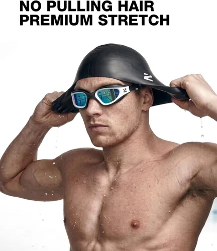 Vista 4 de ZIONOR Gafas de natación para adultos, G1 Air con protección UV antivaho y a prueba de fugas, ajuste cómodo para adultos, hombres y mujeres, incluye