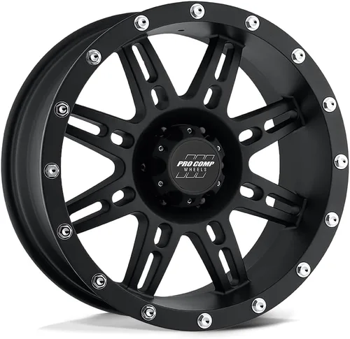 Vista 2 de Pro Comp Alloys Series 31 – Rueda con acabado plano negro (16 x 8 pulgadas/5 x 127 mm)