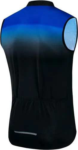 Vista 2 de Weimostar Chaleco de ciclismo reflectante con bolsillos para hombre