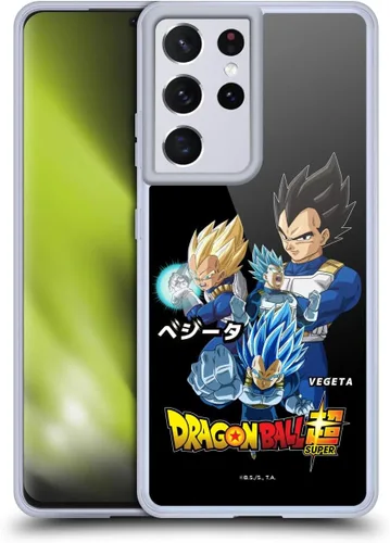 Vista 253 de Head Case Designs Funda de gel con licencia oficial de Dragon Ball Super Group Future Trunks Arc Characters [protección de grado militar] compatible