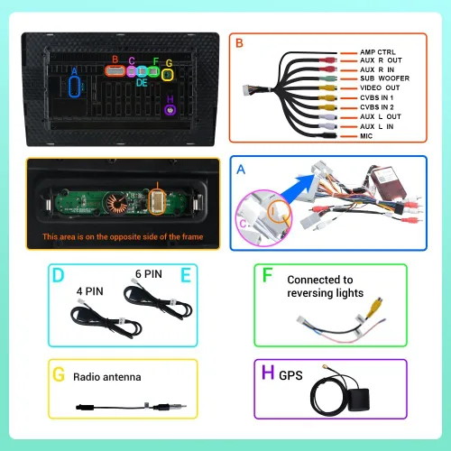 Vista 8 de Radio Android para Ford F150 2009-2012 0nly Fit Auto AC, con pantalla táctil de 9 pulgadas, 2GB+64GB, compatible con Carplay, Android Auto, SWC