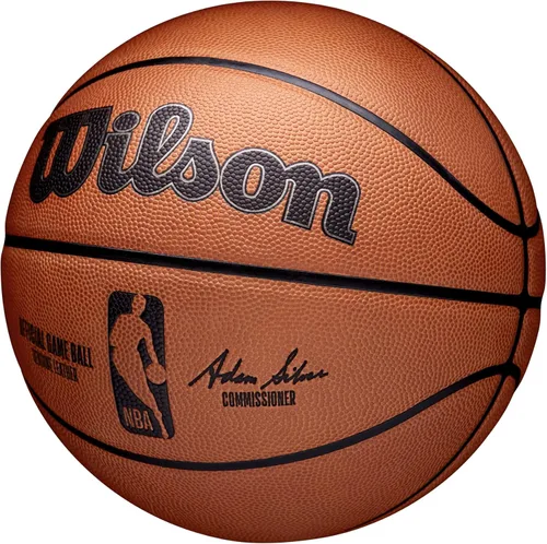 Vista 3 de Wilson Baloncesto Oficial de Juego de la NBA - Marrón, Talla 7-29.5