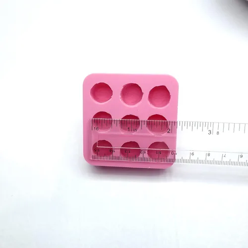 Vista 3 de Natucraft Molde de silicona para malvavisco 9 cavidades, cera, jabón, resina, molde de jabón realista malvavisco flexible molde NC040