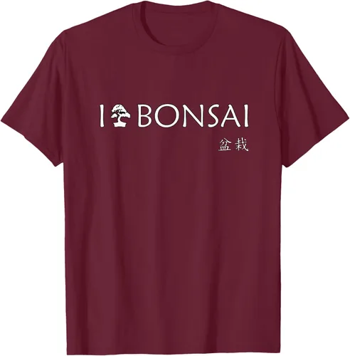 Vista 10 de Bonsai - I love bonsai T Shirt - Japan T-Shirt Negro