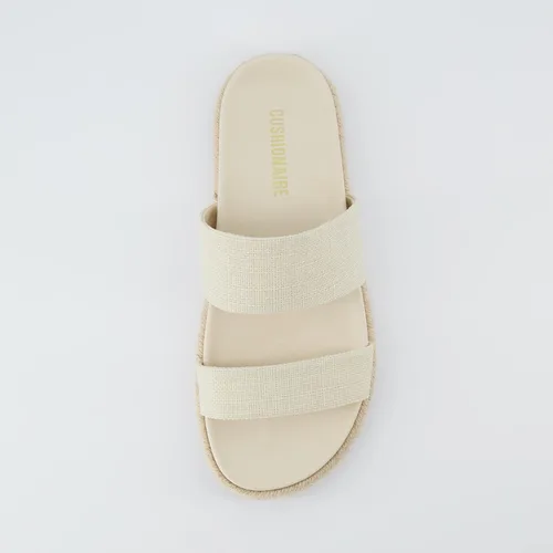 Vista 6 de CUSHIONAIRE Sandalia Niles Alpargata con plantilla + Comfort, anchos disponibles
