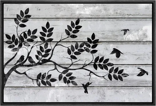 Vista 67 de Hermoso lienzo de paisaje, decoración de pared, arte moderno, juegos para el hogar
