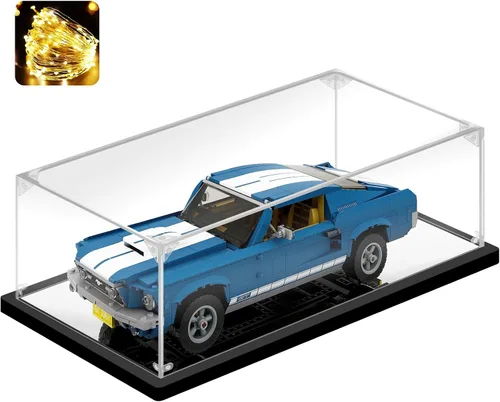 Vista 15 de Vitrina de acrílico para coleccionables, caja de exhibición de acrílico para Lego 43172, juguetes de construcción de castillos, estuche acrílico