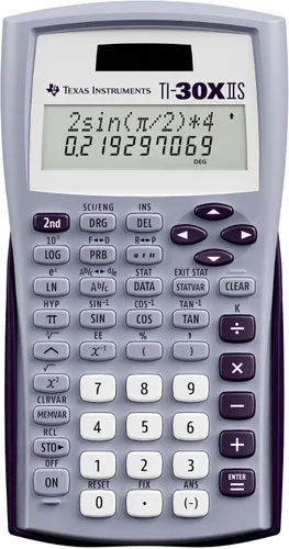 Vista 10 de Calculadora científica Texas Instruments TI-30 X IIS 2-Linea, Negro