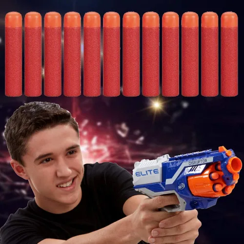 Vista 6 de Mega Dart Refill Pack 9.5cm Compatible with Nerf Mega Guns N-Strike Mega Series, Refill Bullets, Mega Pack