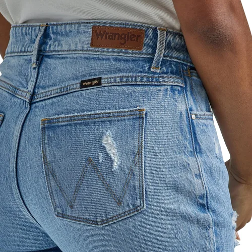 Vista 5 de Wrangler Jeans de bota de tiro alto para mujer