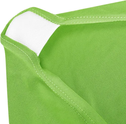 Vista 7 de Peomeise - Funda de mesa de elastano de 4 pies, mantel rectangular elástico de elastano (verde manzana, 4 pies)