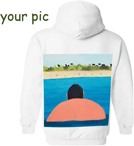 Vista 6 de Personalizado personalizado sudadera con capucha sudadera personalizada doble cara