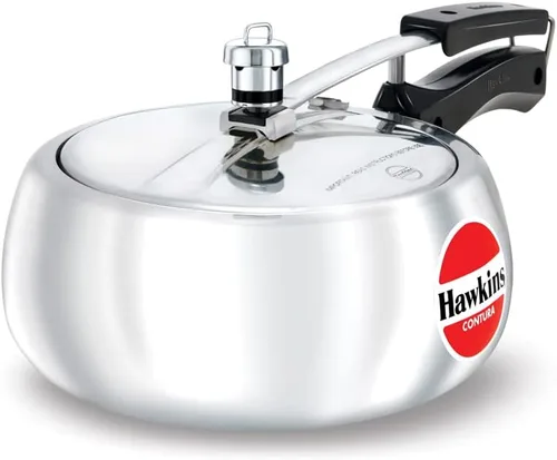 Vista 10 de Hawkins HC15 Contura - Olla a presión de 1,5 litros, pequeña, aluminio, color plateado