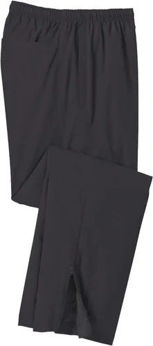 Vista 2 de SPORT-TEK Pantalón de viento unisex Pantalones deportivos para hombres y mujeres, pantalones deportivos ligeros repelentes al agua con cintura