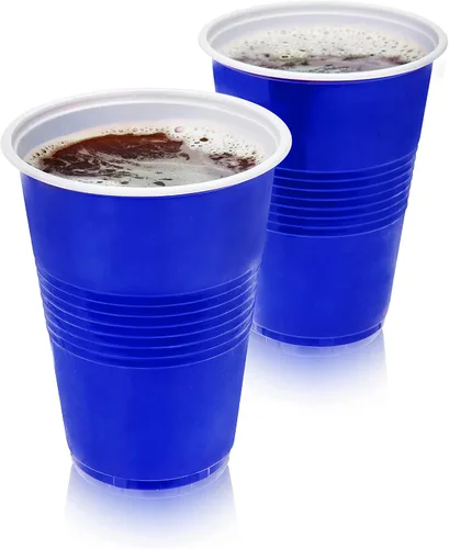 Vista 14 de TRUE Vasos de plástico para cócteles, refrescos, café helado, té helado, pong de cerveza, vasos desechables para fiesta de cumpleaños, noches