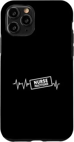 Vista 10 de Funda de ropa de enfermería para iPhone 14 con latido del corazón y NP