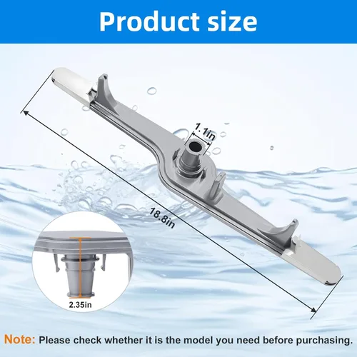 Vista 2 de 154568002 Conjunto de brazo de lavado inferior para lavavajillas, inferior para brazo rociador de lavavajillas Frigidaire -Reemplaza 154568001