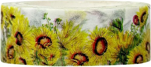 Vista 20 de allydrew Cinta adhesiva Washi, 0.591 in x 5M, zorro y floral