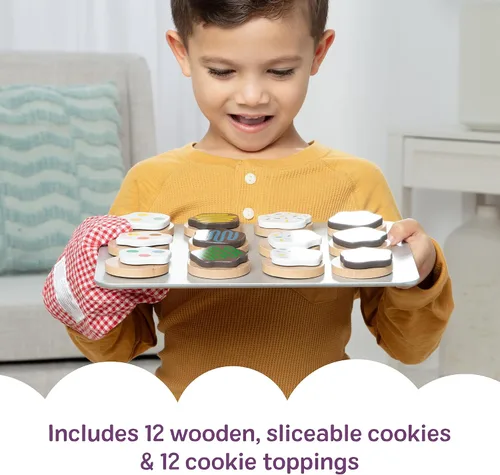 Vista 10 de Melissa & Doug, set para cortar y hornear galletas., Anaranjado