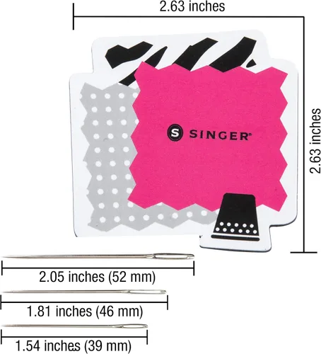 Vista 6 de SINGER Agujas de mano grandes para ojos en imán, 12