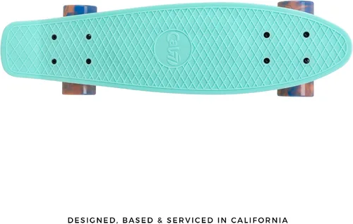 Vista 5 de Cal 7 - Patineta cruiser mini de plástico completa de 22 pulgadas