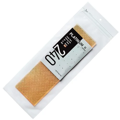 Vista 9 de Haodong Hojas de gelatina de hoja de platino de ternera, 450-500 hojas, 2.2 libras, 240 hojas de gelatina para mousse espejo glaseado crema pastel