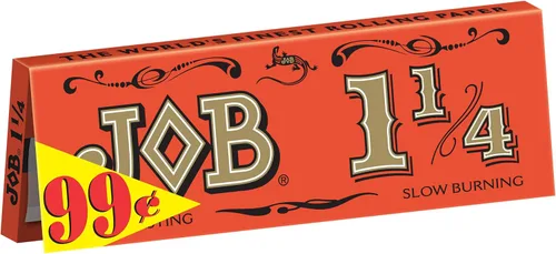 Vista 7 de Job 1 1/4 - Papel de liar para cigarrillos naranja (3.071 in, 100 unidades)