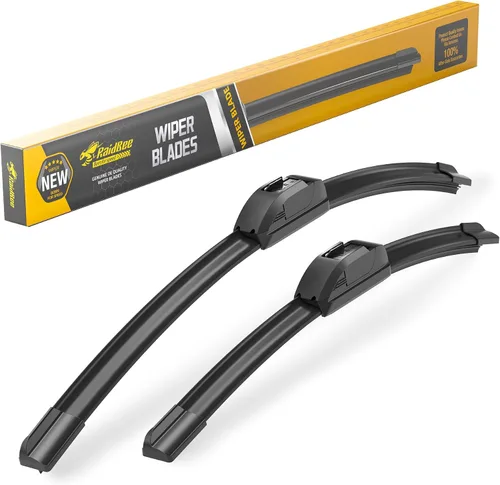 Vista 15 de Raidbee® Limpiaparabrisas de repuesto de 13 + 13 pulgadas para Jeep Wrangler 1999-2006 para todas las estaciones, calidad de equipo original