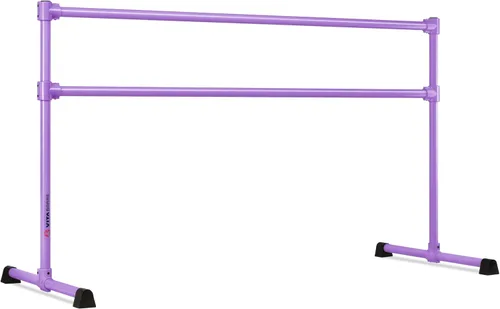 Vista 16 de VITA Barre - Barra de ballet doble portátil independiente, extrema, acero Altura fija, fabricada en Estados Unidos, equipo de ejercicio en casa