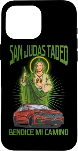 Vista 19 de Funda para iPhone 16 San Judas Tadeo Bendice Mi Camino