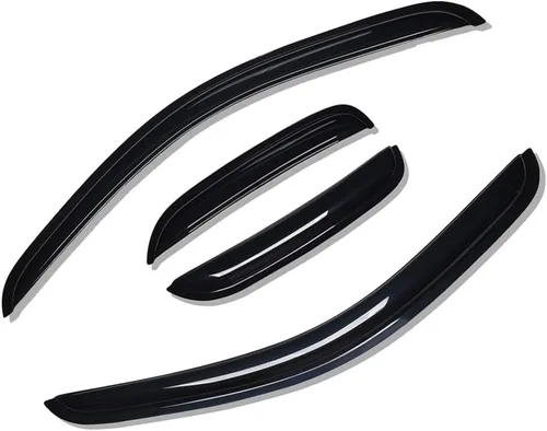 Vista 9 de Lightronic Visera de ventana de ventilación automática extra duradera en el canal, compatible con Chevrolet Silverado 2007-2013 y GMC Sierra 1500
