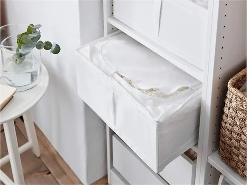 Vista 4 de IKEA Skubb Storage Case White 803.000.47 Tamaño 17 ¼x21 ¾x7 ½