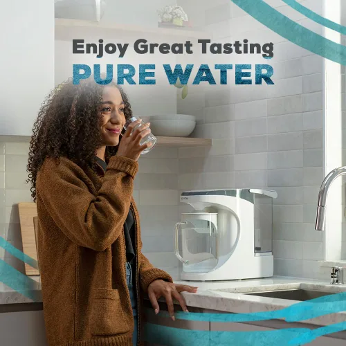 Vista 6 de Filtro de reemplazo de VOC AquaTru con refuerzo mineral pH+ para la jarra AquaTru
