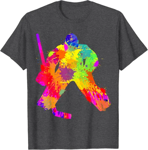 Vista 41 de Camiseta de hockey de hockey sobre hielo, Negro
