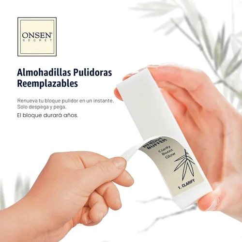Vista 7 de Onsen Secret Kit de cuidado de uñas, con suero para el cuidado de la cutícula, kit de pulidor de uñas japonés y brillo - fortalecimiento y brillo