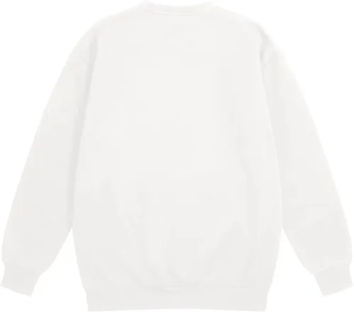 Vista 2 de GORGLITTER Sudadera con estampado de letras para hombre, casual, cuello redondo, manga larga, sin botones