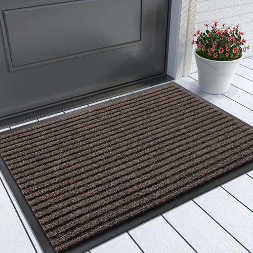 Vista 73 de Yimobra Tapetes de bienvenida para puerta delantera, 29.5 x 17 pulgadas, de alta resistencia, resistente al agua, para puerta exterior, entrada