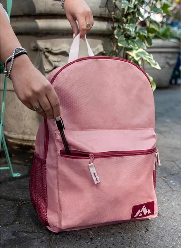 Vista 6 de Trail maker Paquete de 24 mochilas al por mayor para niños, escuela, adultos, deportes, mochilas de bloque de color de 18 pulgadas a granel, Paquete
