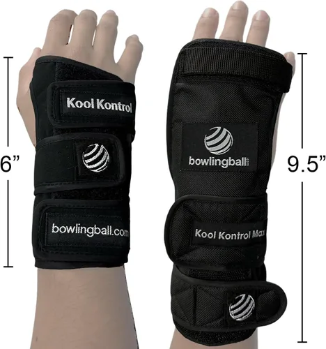 Vista 3 de bowlingball. com Kool Kontrol - Posicionador de muñeca para una posición y control adecuados de la muñeca, cómodo, ligero, transpirable, versión