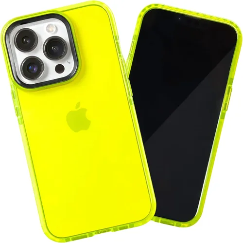 Vista 35 de SteepLab Funda de barrera para iPhone 13, protección de 360 grados que absorbe impactos con bisel elevado y colores llamativos (cielo azul brillante)