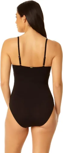 Vista 2 de Anne Cole Maillot Solid traje de baño de una pieza para mujer