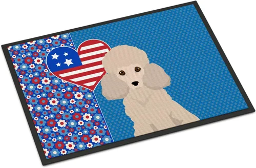 Vista 168 de Caroline's Treasures WDK5119JMAT Airedale Terrier USA - Tapete para interiores o exteriores, 24 x 36 pulgadas, tapete para puerta delantera