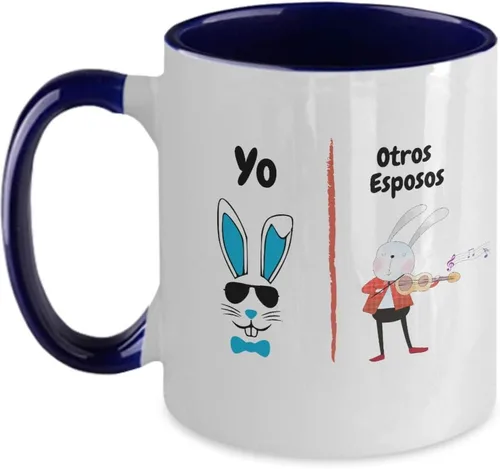 Vista 3 de Se Habla en Español Regalo para Esposo Dimelo en Español Taza LatinPride Sopa de letras en Español Vanidades en Español Taza de Café