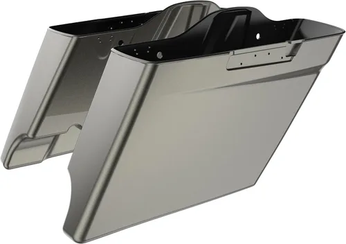 Vista 54 de Alforjas extendidas para Harley Touring Street Glide, Electra Glide, Road Glide 2014-2023 (whisky ámbar)